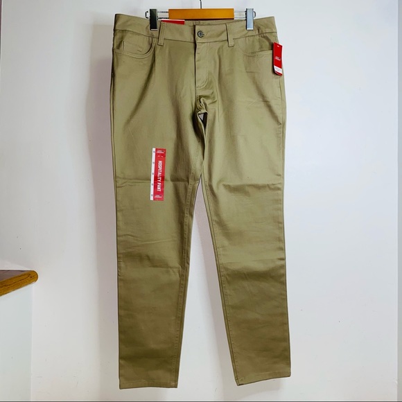 NEW Genuine Dickies Hospitality Khaki Pants Skinny Leg Pants Women’s Size 13 - Picture 11 of 11